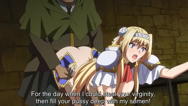 The goblin the girl tied up to rape her