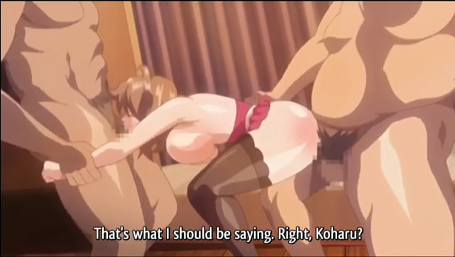 Anime gets fucked gangbanged by big cocks