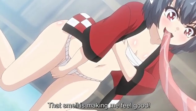 Dirty monster licks cute girl’s vagina