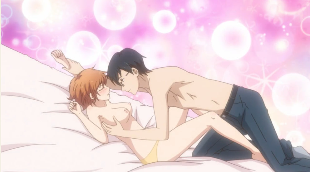 Anime girls love sex romantic