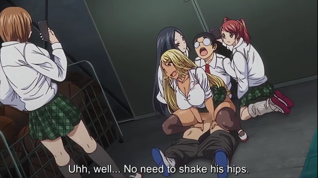 Geeky Virgin Gets Hot Punishment from Busty Hentai Schoolgirl